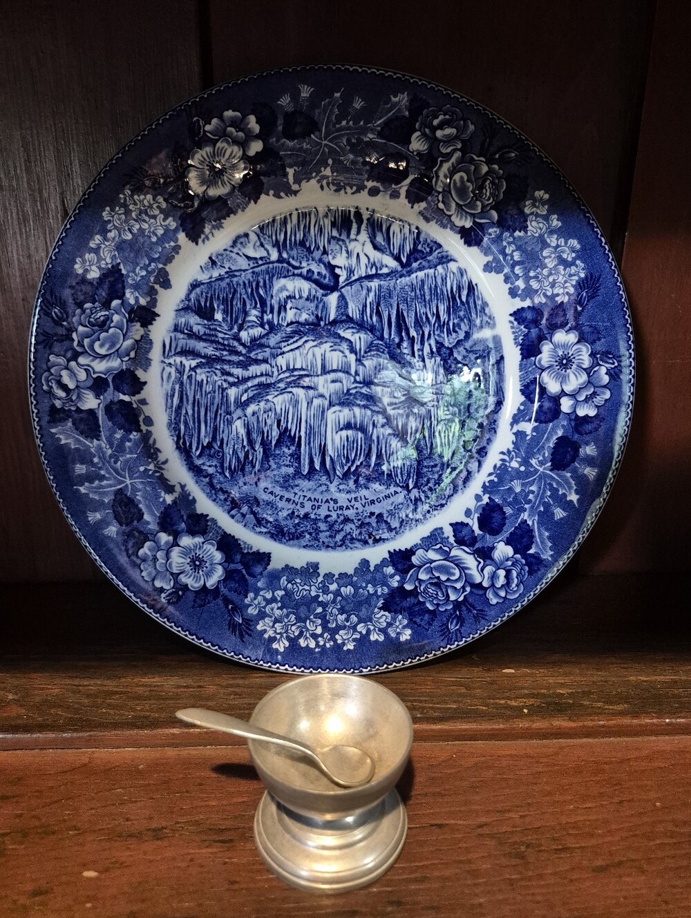 Titania's Veil Ornate Transferware Plate